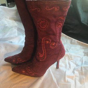 Beautiful sequenced boots